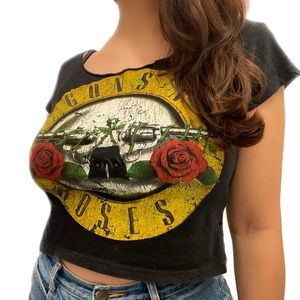 GUNS N ROSES Crop Top Size Medium